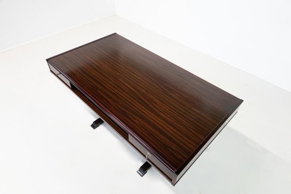 Mid-Century Modern Wooden Desk with Drawers, 1960s-FGA-1798529