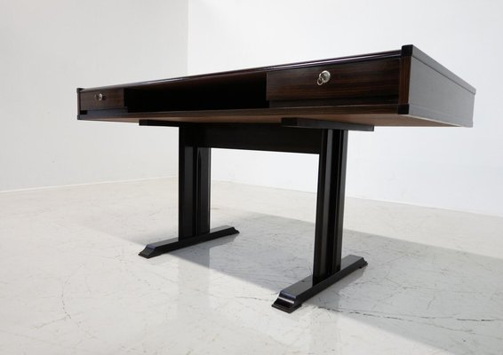 Mid-Century Modern Wooden Desk with Drawers, 1960s-FGA-1798529