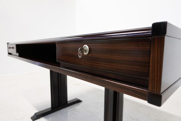 Mid-Century Modern Wooden Desk with Drawers, 1960s-FGA-1798529