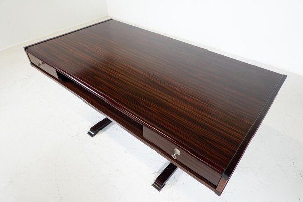 Mid-Century Modern Wooden Desk with Drawers, 1960s-FGA-1798529