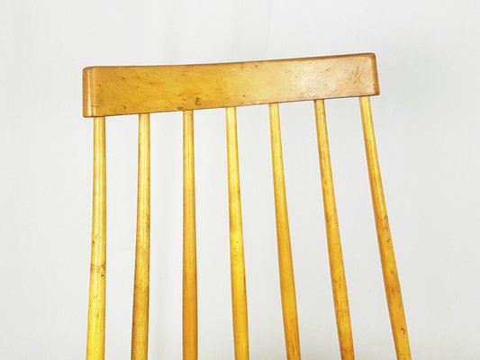 Mid-Century Modern Wooden Pinocchio Chair by Yngve Ekström for Stolab, 1960s-RD-2026822