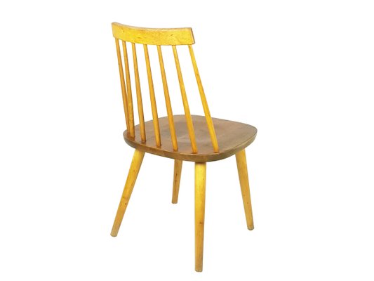 Mid-Century Modern Wooden Pinocchio Chair by Yngve Ekström for Stolab, 1960s-RD-2026822