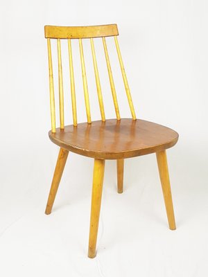 Mid-Century Modern Wooden Pinocchio Chair by Yngve Ekström for Stolab, 1960s-RD-2026822