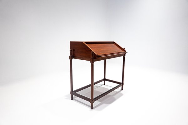 Mid-Century Modern Wooden Writing Desk by Fratelli Proserpio, Italy, 1960s-FGA-1168933