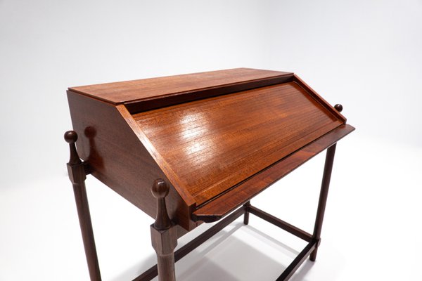 Mid-Century Modern Wooden Writing Desk by Fratelli Proserpio, Italy, 1960s-FGA-1168933