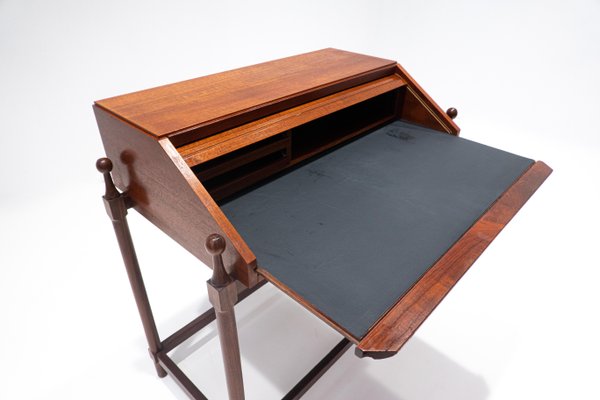 Mid-Century Modern Wooden Writing Desk by Fratelli Proserpio, Italy, 1960s-FGA-1168933