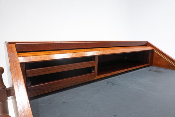 Mid-Century Modern Wooden Writing Desk by Fratelli Proserpio, Italy, 1960s-FGA-1168933