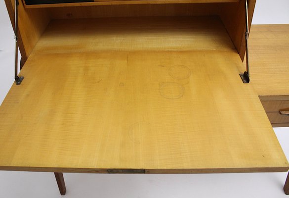 Mid-Century Modern Writing Desk in Wood, 1950s-NB-956201