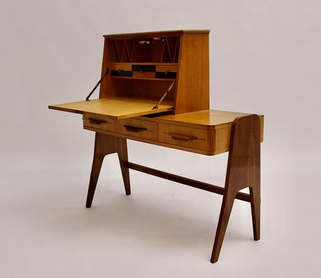 Mid-Century Modern Writing Desk in Wood, 1950s-NB-956201