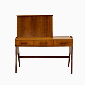 Mid-Century Modern Writing Desk in Wood, 1950s-NB-956201