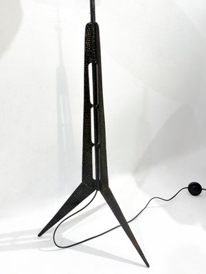 Mid-Century Modern Wrought Iron Tripod Floor Lamp-FGA-1801590