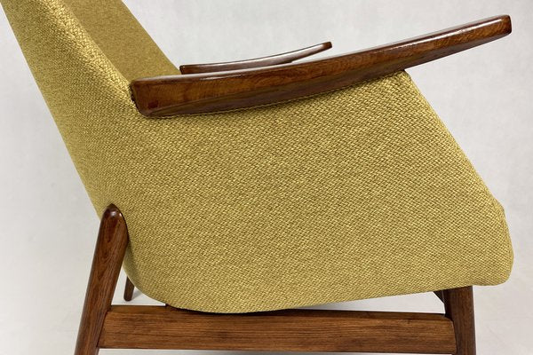 Mid-Century Modern Yellow Armchair, 1960s-HDN-1794854