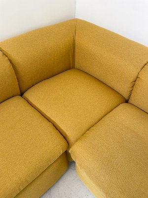 Mid-Century Modern Yellow Modular Sofa, 1960s, Set of 7-FGA-1723796