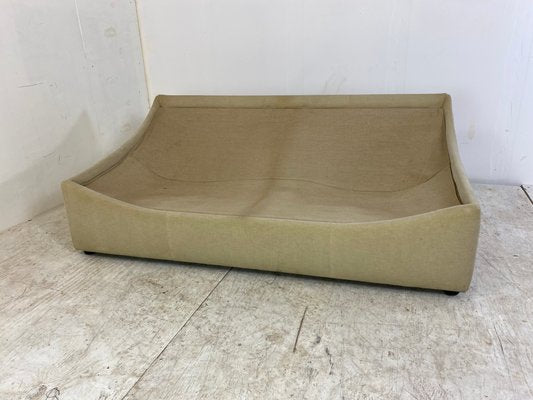 Mid-Century Modernist Beige Alcantara Sofa from Leolux, 1970s-DE-1361046