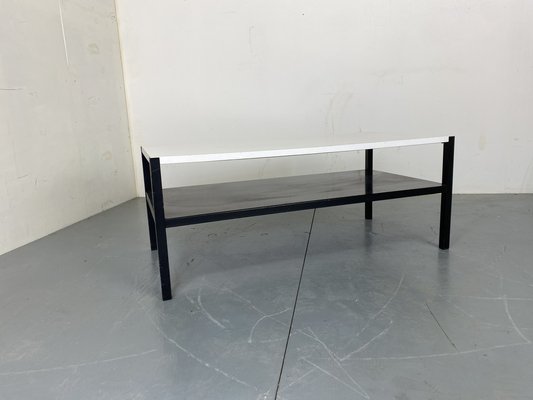 Mid-Century Modernist Black and White Coffee Table by Wim Rietveld for Ahrend de Cirkel, 1960s-DE-1765937