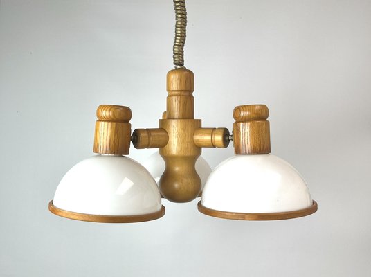 Mid-Century Modernist Pine Pendant Lamp from Steinhauer, 1970s-WZZ-1453116