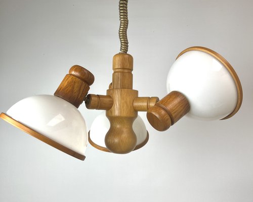 Mid-Century Modernist Pine Pendant Lamp from Steinhauer, 1970s-WZZ-1453116