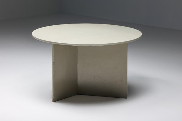 Mid-Century Modernist Round Dining Table by Gerald Summers, 1930s-GW-1133465