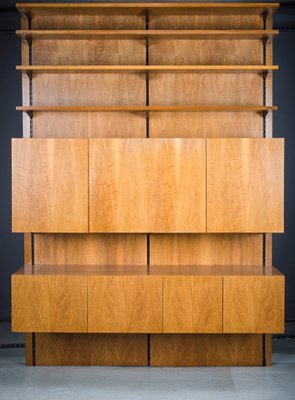 Mid-Century Modular Wall Shelving System in Walnut from Sparrings, 1960s-ZZH-1389918