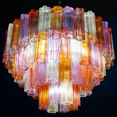 Mid-Century Multicolored Murano Glass Tronchi Chandelier, 1970s-MBH-1418452