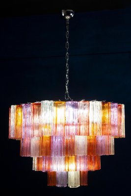 Mid-Century Multicolored Murano Glass Tronchi Chandelier, 1970s-MBH-1418452