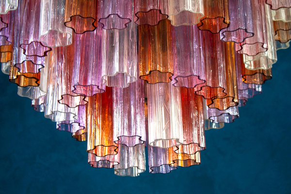 Mid-Century Multicolored Murano Glass Tronchi Chandelier, 1970s-MBH-1418452