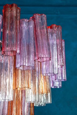 Mid-Century Multicolored Murano Glass Tronchi Chandelier-MBH-1260373