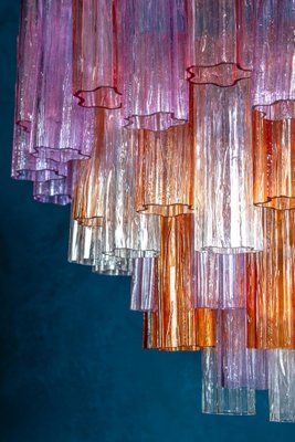 Mid-Century Multicolored Murano Glass Tronchi Chandelier-MBH-1260373