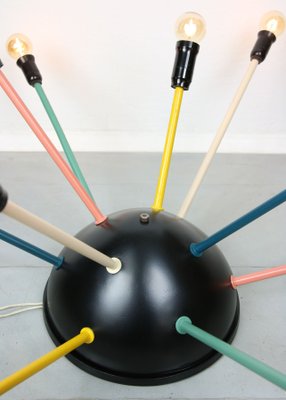 Mid-Century Multicolored Sputnik Chandelier, 1950s-HGJ-1123784