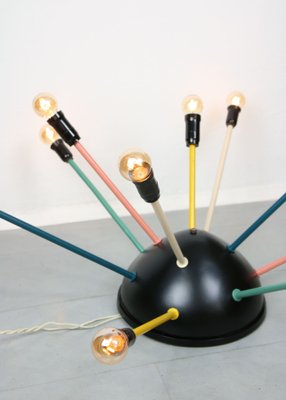 Mid-Century Multicolored Sputnik Chandelier, 1950s-HGJ-1123784