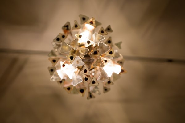 Mid-Century Murano Chandelier by Marcel Barbier for Veronese, Italy, 1970-TG-912810