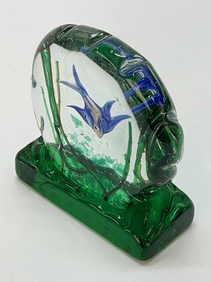 Mid-Century Murano Glass Aquarium Sculpture by Riccardo Licata for Cenedese, 1960s-JDR-1180041