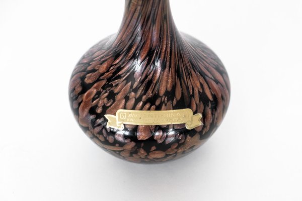 Mid-Century Murano Glass Avventurina Vase from Nason, 1960s-LBS-712954