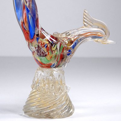 Mid-Century Murano Glass Bird Figurine, 1960s-GIW-708621