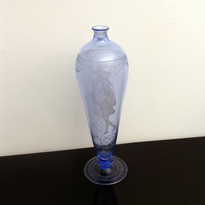 Mid-Century Murano Glass Bottle by Guido Balsamo Stella for SALIR, 1940s-YGE-562890