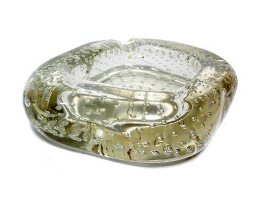 Mid-Century Murano Glass Bowl Ashtray from Barovier, 1950s-GKB-706984