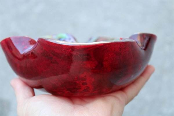 Mid-Century Murano Glass Bowl from Avem, 1950s-EH-673107