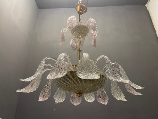 Mid-Century Murano Glass Chandelier-JJC-1059209