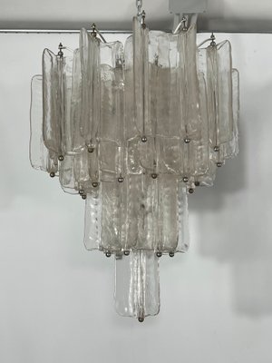 Mid-Century Murano Glass Chandeliers by Toni Zuccheri for Venini, Set of 2-OT-1254205