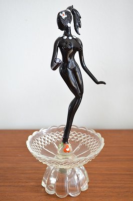 Mid-Century Murano Glass Dancer Figurine, 1950s-OV-729348