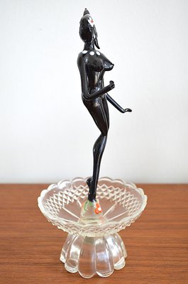 Mid-Century Murano Glass Dancer Figurine, 1950s-OV-729348