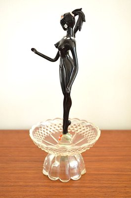 Mid-Century Murano Glass Dancer Figurine, 1950s-OV-729348