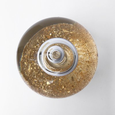 Mid-Century Murano Glass & Gold Dust Paperweight, 1970s-JDR-1126072