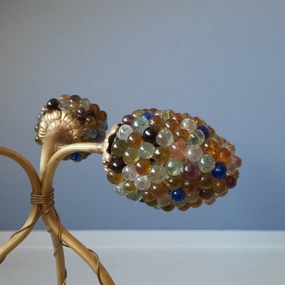 Mid-Century Murano Glass Grape Table Lamp, 1950s-SJU-846901