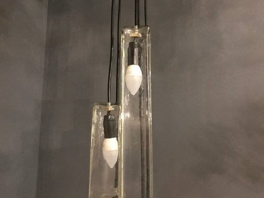 Mid-Century Murano Glass Pendant Lamp from Veart, 1970s-JJC-572293