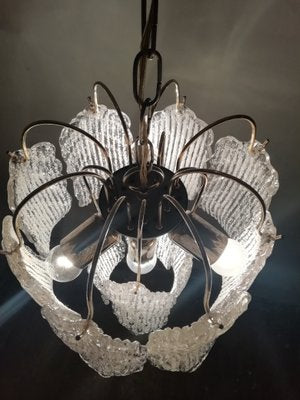 Mid-Century Murano Glass Sheets Ceiling Lamp-RGF-653810