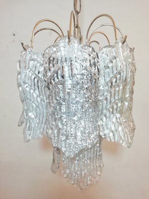 Mid-Century Murano Glass Sheets Ceiling Lamp-RGF-653810