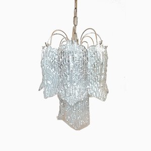 Mid-Century Murano Glass Sheets Ceiling Lamp-RGF-653810