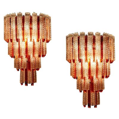 Mid-Century Murano Glass Tronchi 4-Tier Chandelier, 1960-MBH-1032427