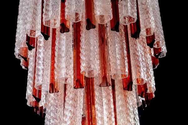 Mid-Century Murano Glass Tronchi 4-Tier Chandelier, 1960-MBH-1032427